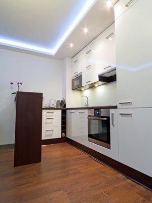 55670530 - modern white kitchen interior